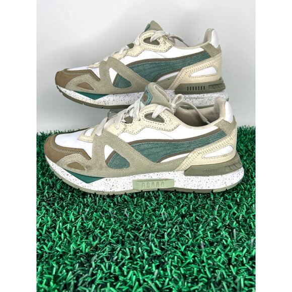 Puma Mirage Mox Vision US 5.5  White/Green Suede Leather  Limited‎ Edition - Picture 2 of 7